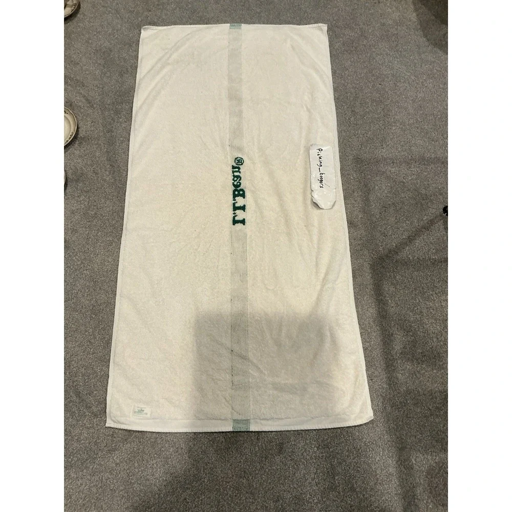 Vintage Bath Beach Towel LL BEAN Cotton Made In USA